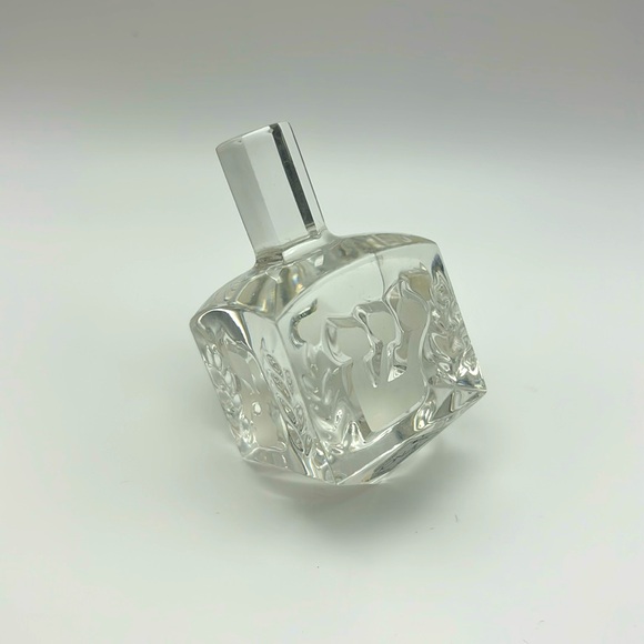 Jonal VTG 24% Crystal Hanukkah Dreidel Spinning Top Made in Germany, Judaica - Picture 3 of 12